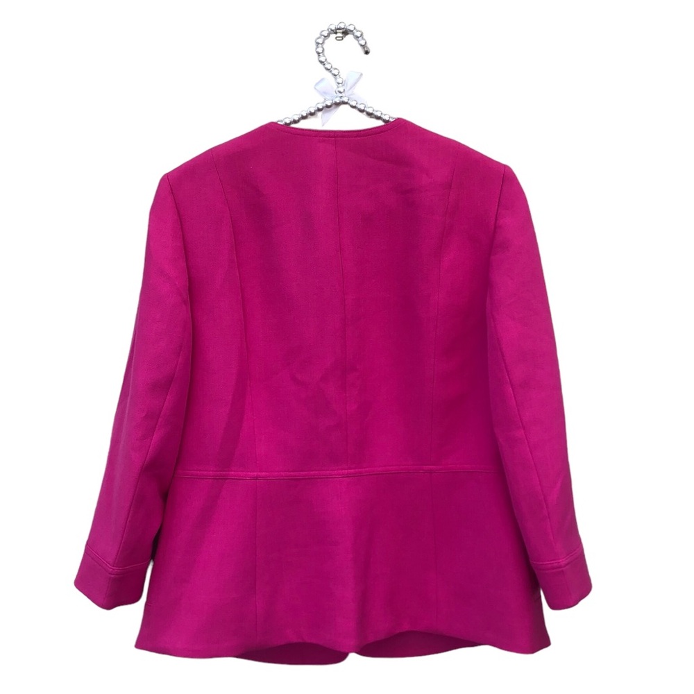 Kasper Hot Pink Office Blazer size Medium - Picture 4 of 9